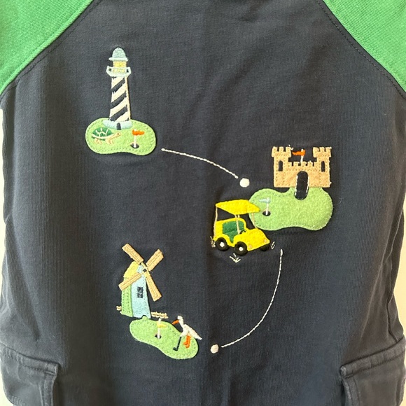Janie and Jack Golf Romper (Size 6-12 Months) - Picture 3 of 5